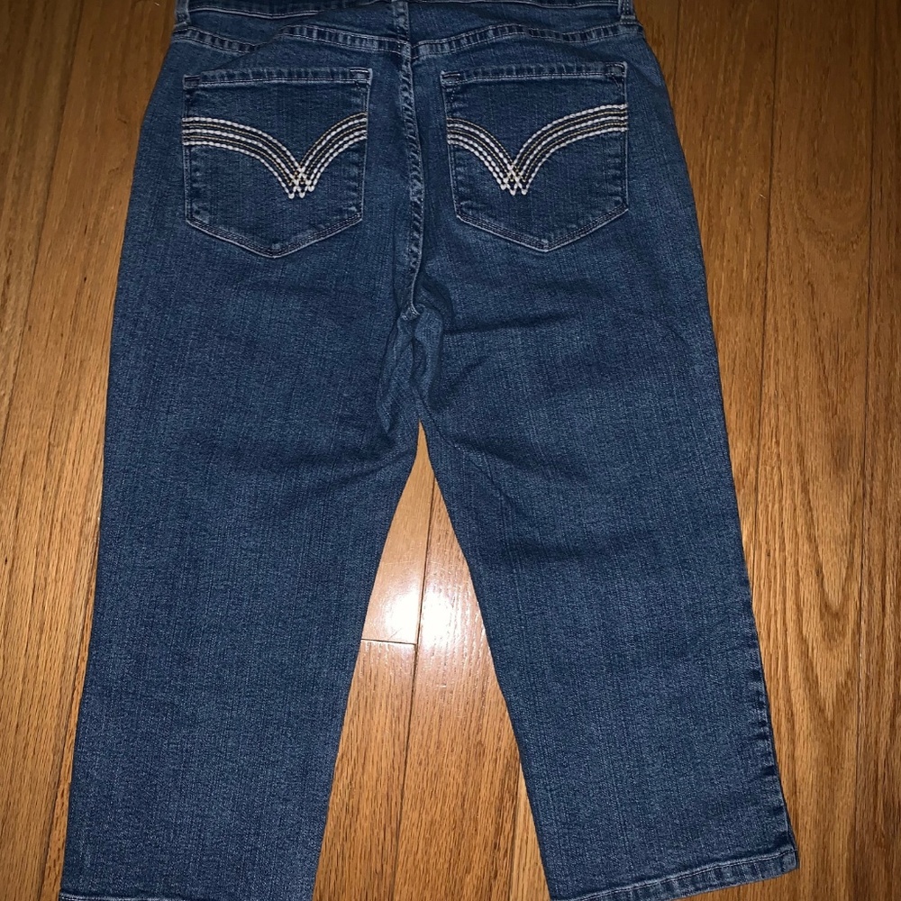 NYDJ  Tummy - Control Capri Jeans Blue